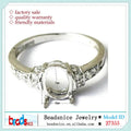 Beadsnice ID 27355 925 Sterling Silver  Ring Setting Fit 7x5mm Oval Jewelry