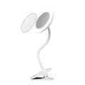 Miroir USB Rechargeable Flexible Gooseneck Clip on Led Illuminated Cosmetic Makeup Mirror 5X Magnified