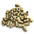 Hex Socket Furniture M8 Thread Insert Nut with Zinc Alloy