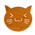 Wholesale Classical Natural Bamboo Anti-scalding Eco-Friendly Mug Coaster Mat 14x14cm for Home & Kitchen Use