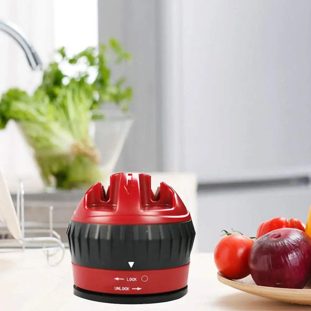 Multi-Function Portable Mini Two-Stage Knife Sharpener with Suction Pad Multi-Grit