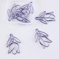 Stargood Verified Gold Supplier OEM Stationery Gifts Decoration Bookmark Custom Paperclips Flower Shape Tulip Paper Clips
