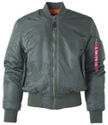 Yali Fashion Coated Winter Reversible Unisex Zip Bomber Jacket with Front Pocket Eco-Friendly Custom