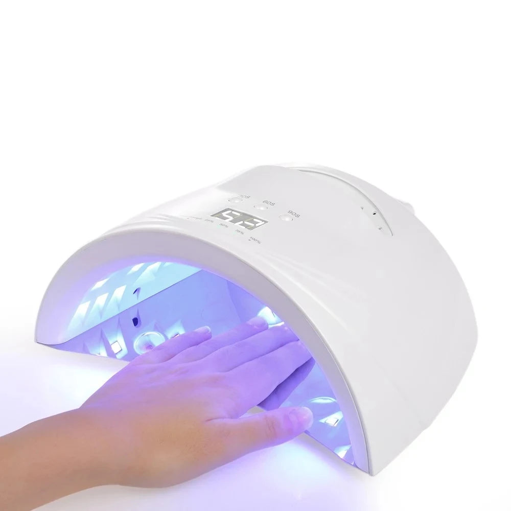 Customize Logo Wireless Rechargeable Portable UV LED Nail Lamp for Professional Nail Salon