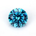 China  Synthetic Aquamarine Blue 6.25mm Round Brilliant Cut  Cubic Zirconia for CZ Jewelry