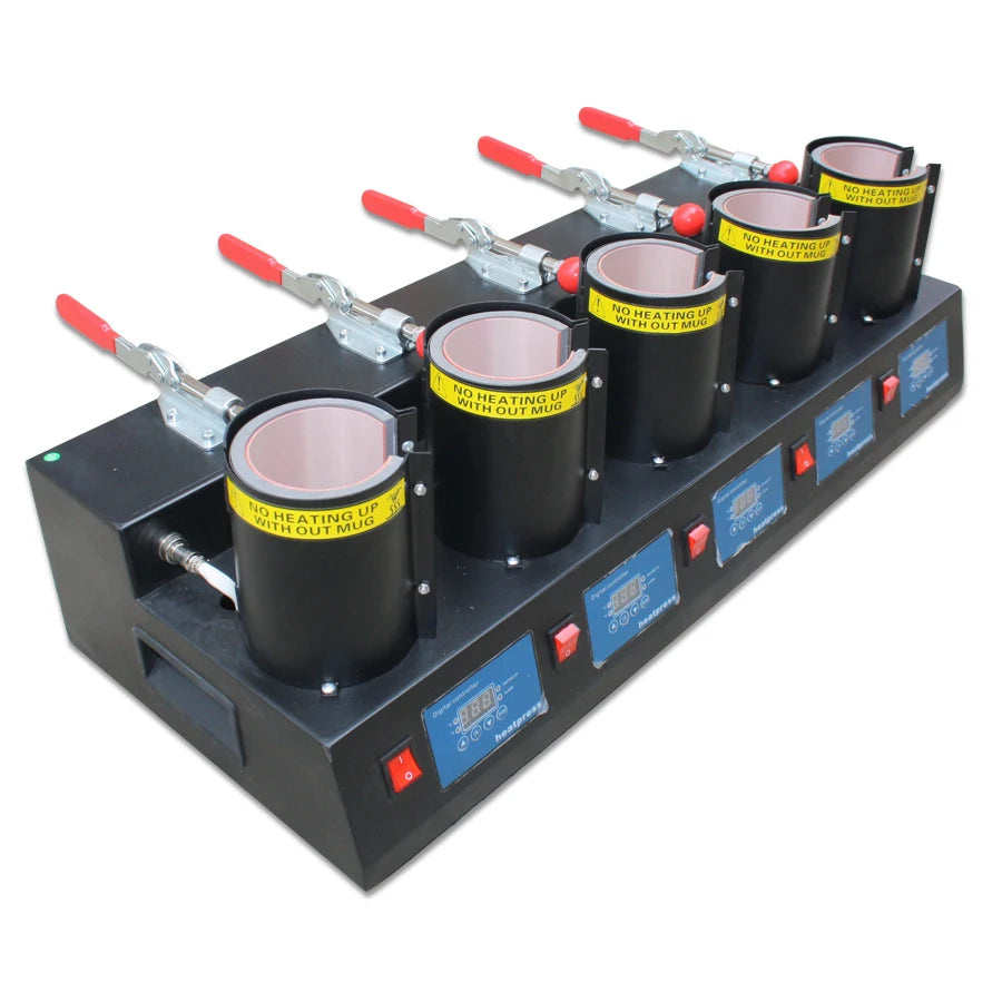 Hot New Sublimation Print 5 in 1 Mug Heat Press Machine Price