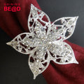 Wholesale Cheap in Bulk Wedding Souvenir Crystal Diamond Napkin Ring