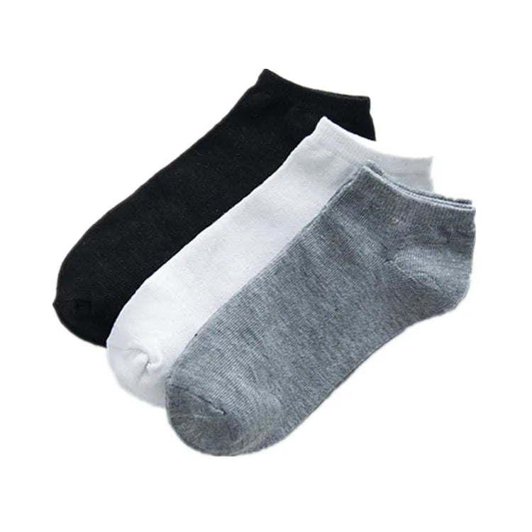 Youki Men's Comfortable Breathable Summer Short Ankle Socks Hot Sale Casual Style Wholesale Customizable Paper Card 500 Pairs