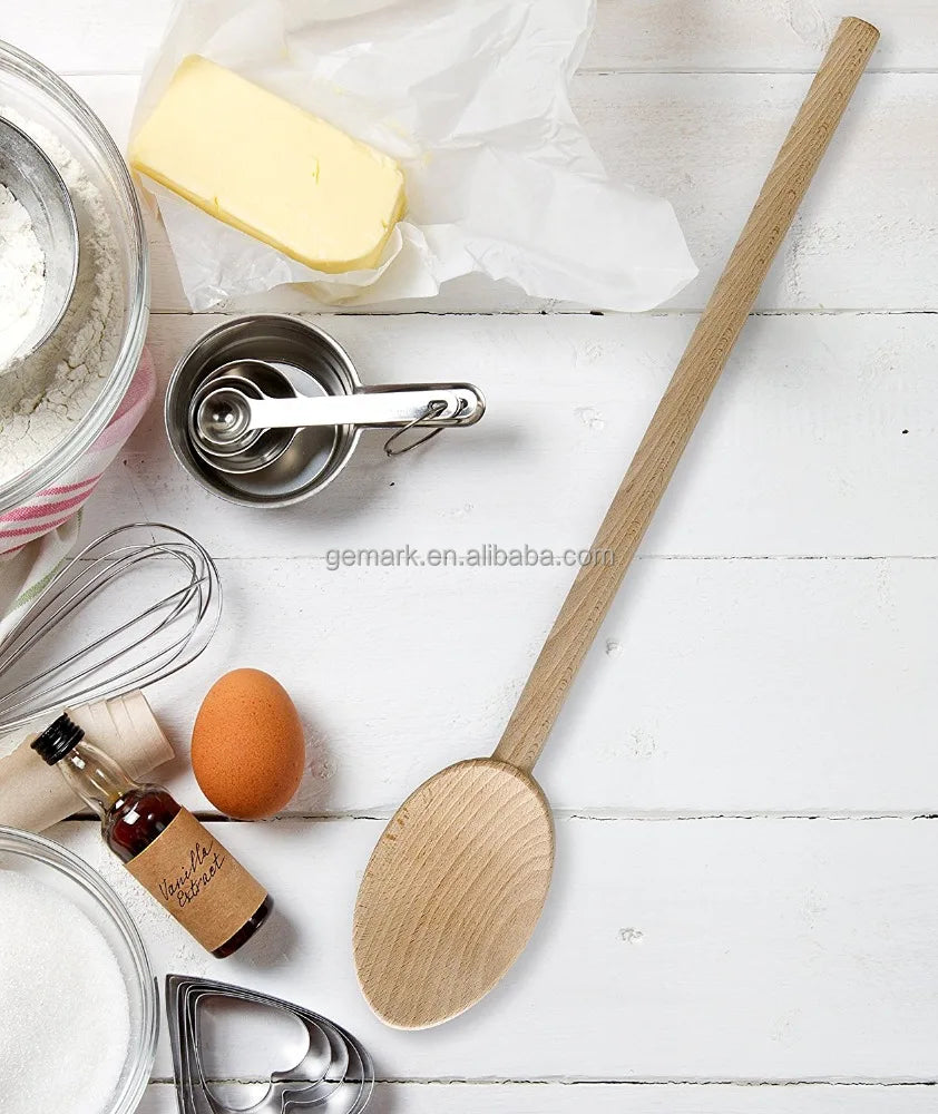 Kitchen Cooking Tools Wood Spoon Kitchen Tool Classic French Style Beech Wooden Spoon