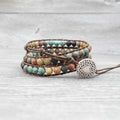 2020 New Bohemian Style Natural Agate Beaded Multi-Layer Bracelet Handmade Jewelry for Wedding Party & Gift Wholesale