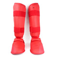 Karate Equipment WKF Kick Boxing Leg Foot Guard Karate Shin Instep Guard