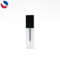 Tubes Lip Gloss Container Lipstick Plastic Lipgloss Tube Wholesale Glass Cosmetic Packaging 6ML Frosted Square Black Lid Keyo