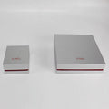 New Arrival Customized Elegant Printing 'Jewelry' Box Rectangle Shape with Square Pattern Price-Model E23176
