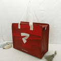 Custom extra Large Shopping Tote Bag Lamination pp Non Woven Zip Bag with Zipper