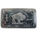 Wholesale 1 oz Nickel Bullion Bars 999 Fine Nickel Buffalo Bar A70