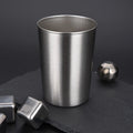 Stocked Eco-Friendly BPA Free Stainless Steel 10oz Printed Customized Logo Modern Camping Use Drinking Cup