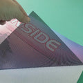 Glass Door and Window See Through Mesh Sticker Outdoor One Way Vision Vinyl Sticker for AdvertisingCustom Sticker
