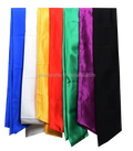 Wholesale Martial Arts Custom logo Tai Chi Belt Satin Kungfu Sashes Belt