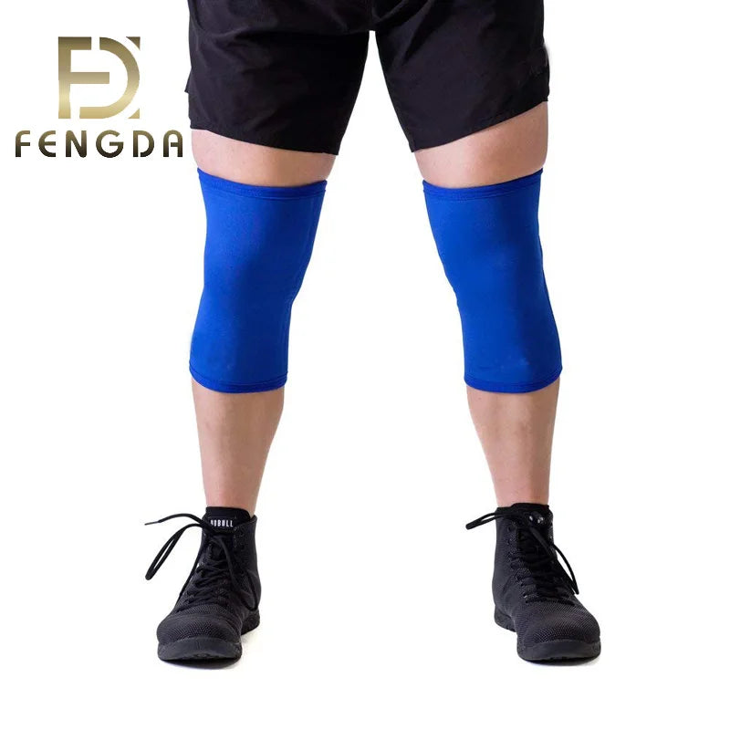 Unisex 5-9mm Neoprene Knee Sleeve with Palm Guard Good Price Stability 7mm Knee Sleeve for Basketball Customizable Logo