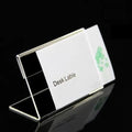 Reap L Shape Reusable Acrylic Sign Holder for Business Price Card Holder for Shop Acrylic Name Card Holder