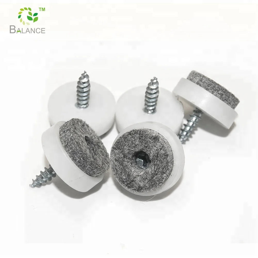 Furniture Moving Slider Round Felt Nail-On Slider Glide Pad Floor Protector  Furniture Nail on Furniture Glides