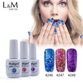 Glitter Gel 15ml Nails Salon Esmalte Gel Nail Polish Brands