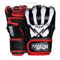 Custom Design MMA Muay Thai Mitts Laced Boxing Gloves PU Leather