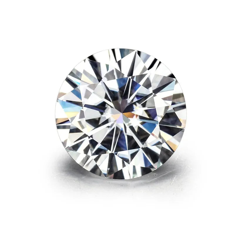 China Starsgem Loose Mossanite Diamond 10 mm Round 4 Carat Synthetic Moissanite Gemstone