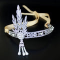 Fashion Crystal Rhinestone Great Gatsby Headband Daisy Bridal Headwear MYGBC033