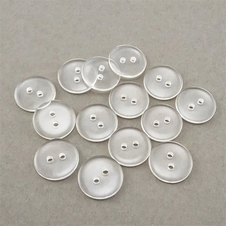 Guanfeng Wholesale Shirt Coat Shoes Clothing Bag Hat Collar Clear Plastic Resin Four Holes Two Hole Transparency Button