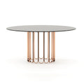 Dining Table and Chair Set for 6 Comedor 6 Sill White Marble Table Top Modern Marble Gold Dining Table