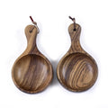 Natural Koa Wood Eco-Friendly Handcrafted Large Korean Kimchi & Salad Bowl with Handle