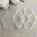 Transparent 10cm Flower Storage Box Plastic Case Home Organizer Jewelry Beads Boxes