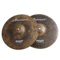 Handmade Cymbals 13'' Hi-Hat Bronze Alloy for Jazz Drum Set  Percussion Instrument