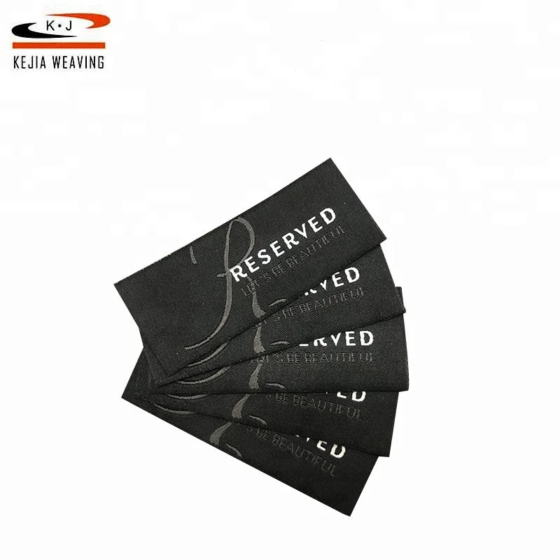 Weaving Machine Making Ultrasonic Cut Garment Custom Woven Label Factory Direct Selling
