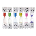 Plastic Sand Timer Teeth Shape 2 Minutes 3 Minutes 5 Minutes Plastic Smile Teeth Sand Timer