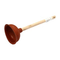 Wooden Handle Toilet Plunger TPR Sucker Length 35cm 41cm 33cm