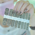 Latest Flower Pattern 2D/3D Gel Adhesive Waterproof Eco-friendly Easy Apply Nail Polish Stickers & Nail Wraps