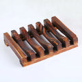 Classical  Retro Handmade Eco-Friendly  Carbonized Bamboo Soap Tray Dish