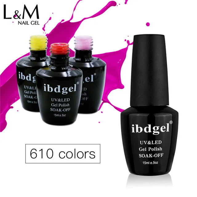 L&M 630 Colors Private Label Wholesale Nails Uv Gel Polish Color Chart for Choice OEM/Supplier