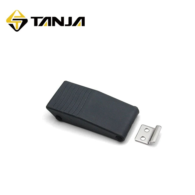 TANJA  A55B Black Internal Rubber Concealed Flexible Toggle Latch for Toolbox Buckle