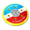 Dual Action Pad 6" Sanding Pad/Backing Pad 150mm Hook & Loop 5/16"-24 Sanding Discs for Grinding and Polishing