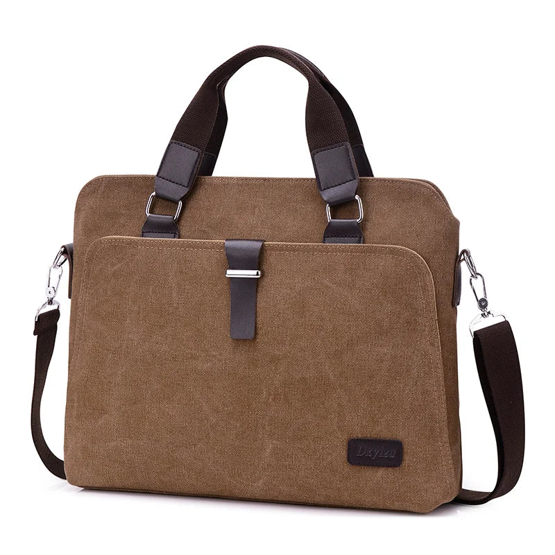 Custom Logo 2019 Canvas Laptop Bag Portable Shoulder Strap Business Sleeve Case for 12 13 15 Inch MacBook Air 13 Inch Handle