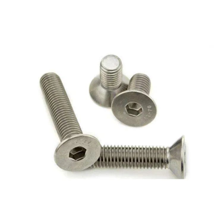 Stainless Steel Flat Socket Screw DIN7991 Screw Countersunk Head Socket Screw