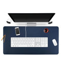 Custom Classic Large Full Wide Leather Eco-Friendly Waterproof Office Extended Mouse Laptop Computer Gaming Desk Pad Coffee