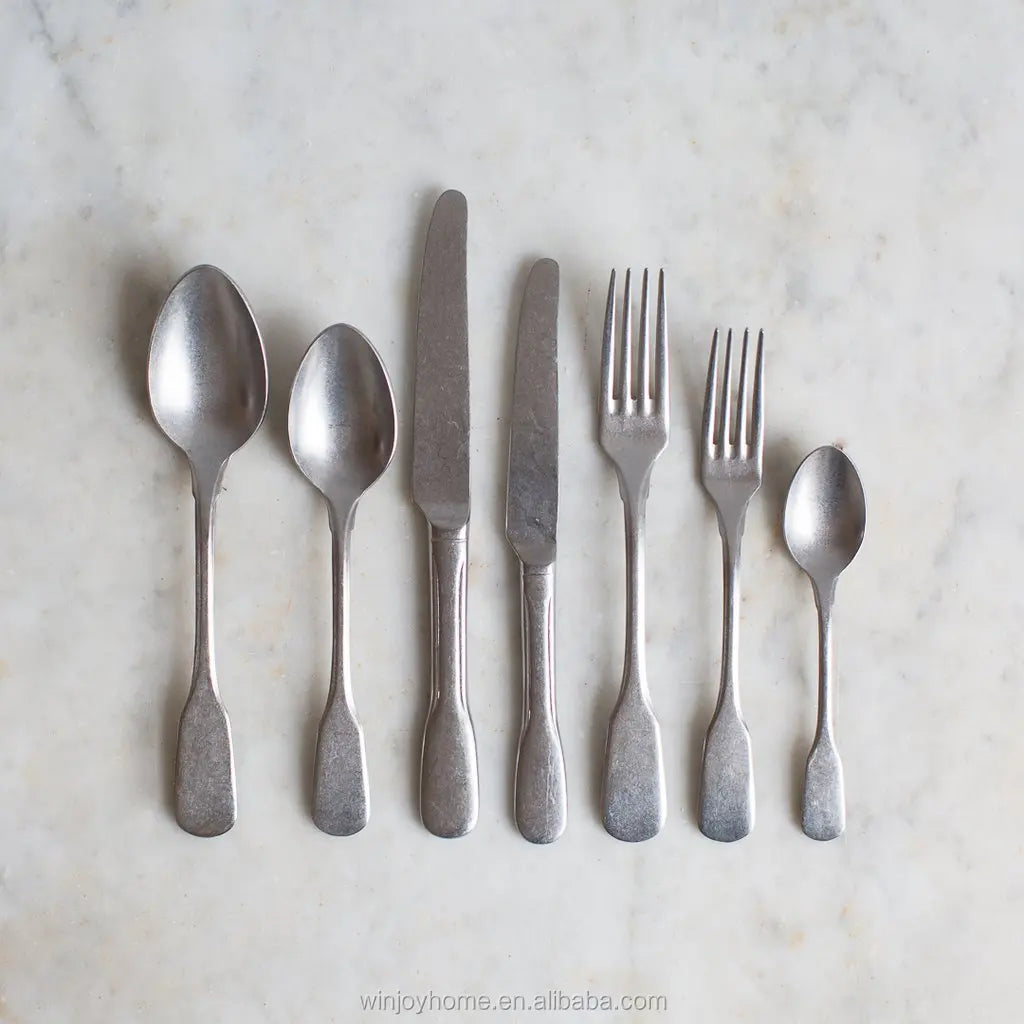 Country Inox Faqueiro Golden Spoon Fork Knife China Cutlery Factory Stainless Steel Hotel Flatware Set with Box