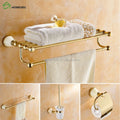 High Quality Brass Golden 4 Piece Bathroom Accessories Set