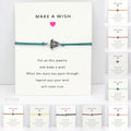 Adjustable Green Sea Turtle Animal Charm Make a Wish Card Handmade Fashion Bracelets
