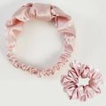 Wholesale Fashinal Hair Ties Accessories Silk Hair Tie Headband 100% Pure Silk Scrunchies for Girls