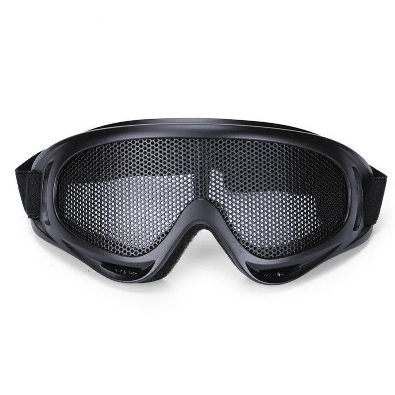 Tactical Mesh Goggles Steel Wire Net Lenses CS Game Paintball/Shooting Eyewear Anti-Fog & Adjustable Wholesale OEM